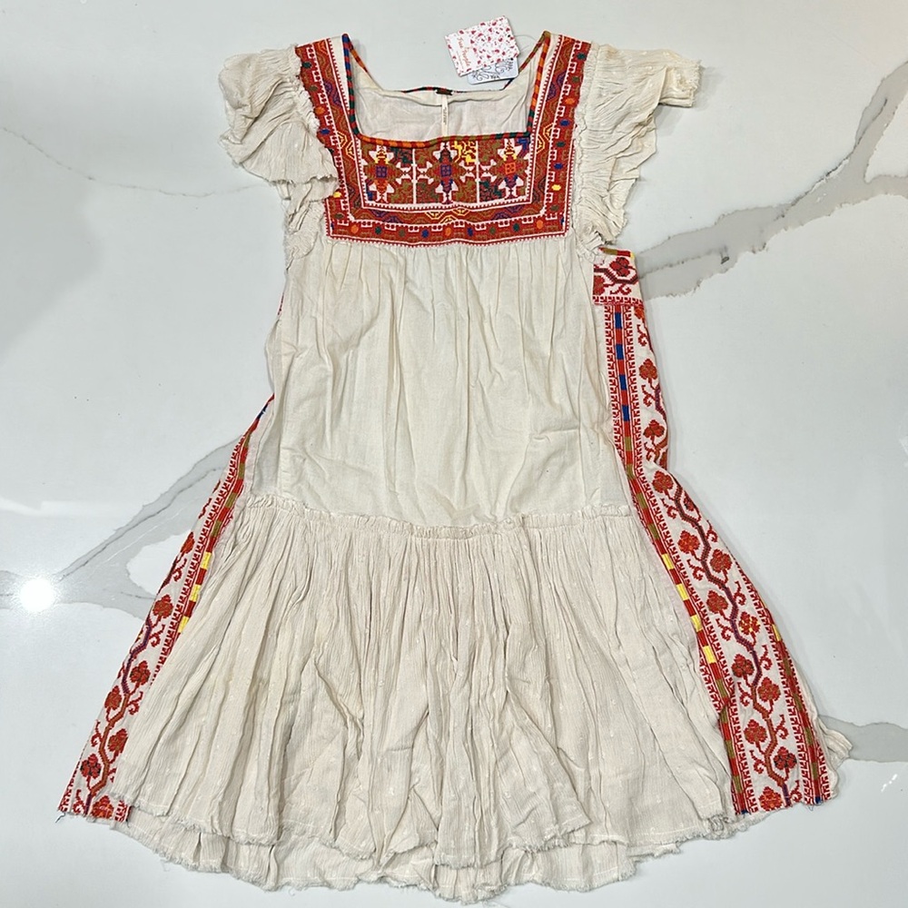 Free People - Tulum Embroidered Tunic Dress